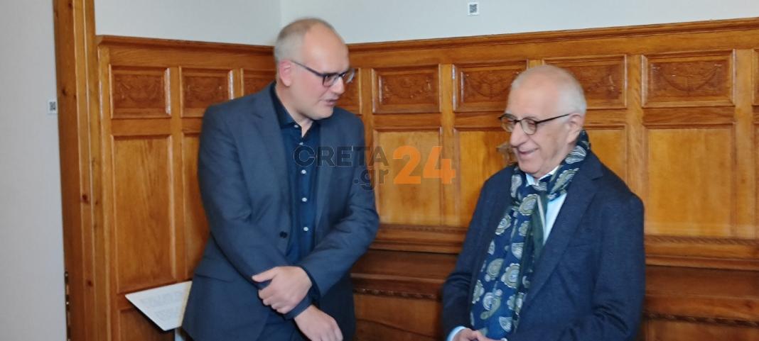 Στα Χανιά ο ΠτΒ Νικήτας Κακλαμάνης – Φωτογραφίες