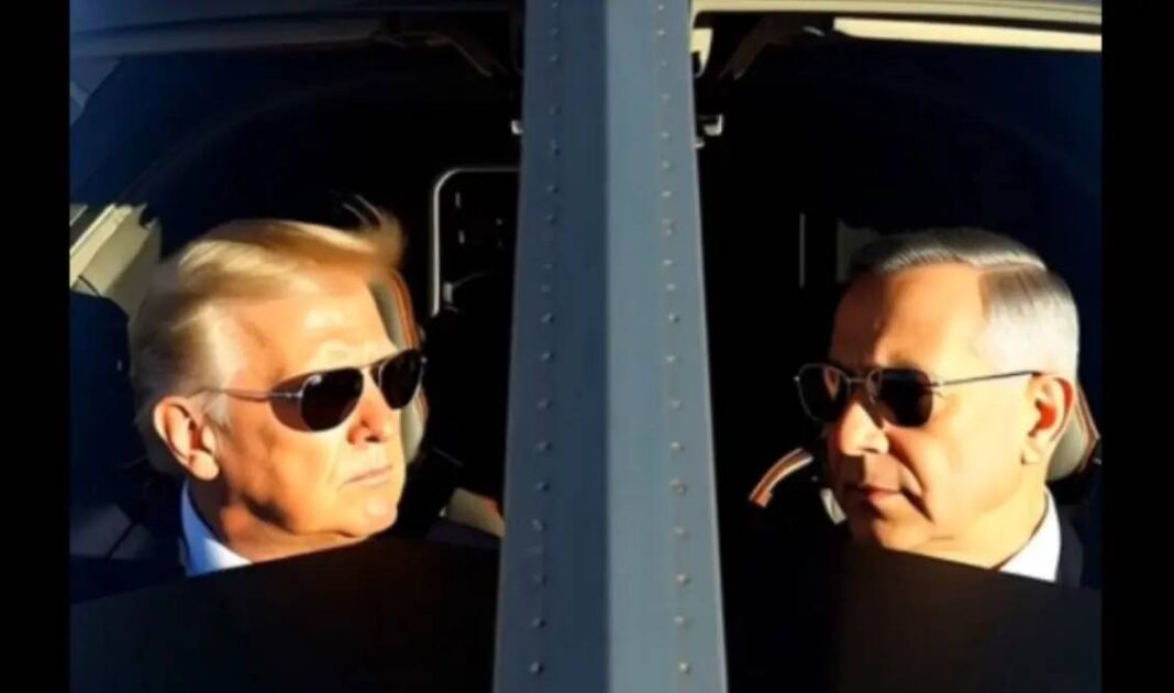 Το βίντεο AI με Νετανιάχου και Τραμπ σε βομβαρδιστικό Β-2