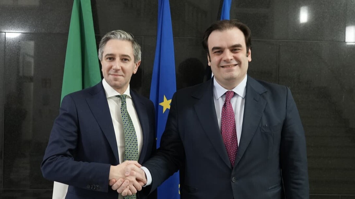 Με τον υπουργό Οικονομικών της Ιρλανδίας συναντήθηκε ο Κυριάκος Πιερρακάκης