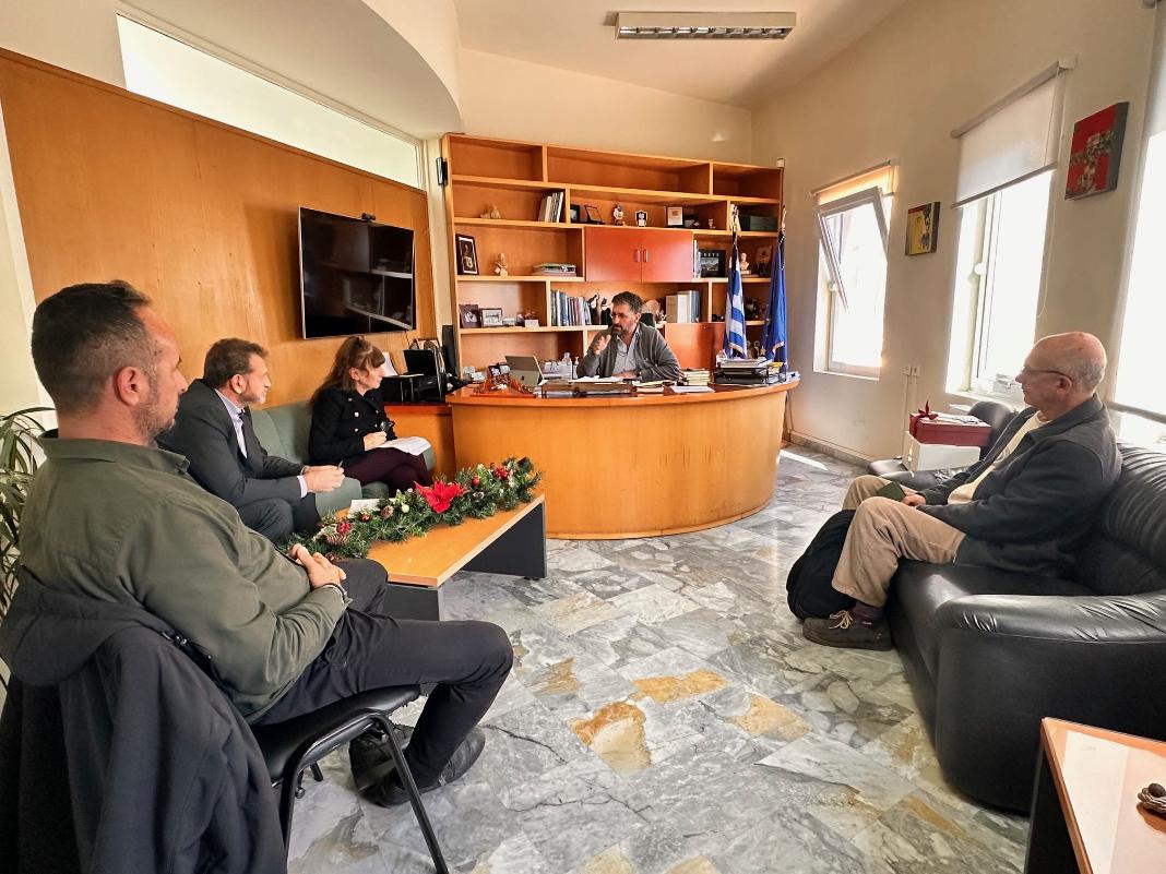 Η Αγία Πελαγία στο επίκεντρο των συναντήσεων του Δήμαρχου Μαλεβιζίου Μενέλαου Μποκέα