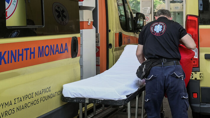 Hράκλειο: Άνδρας έπεσε από τον πρώτο όροφο κτιρίου