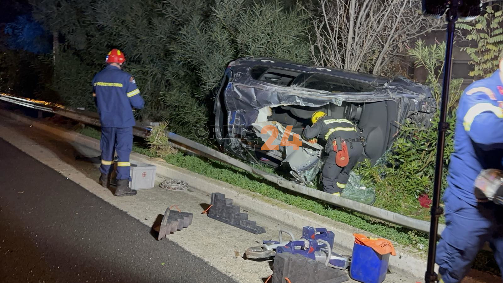 Ηράκλειο: Πώς έγινε το σοκαριστικό τροχαίο στον ΒΟΑΚ (Βίντεο και φωτογραφίες)