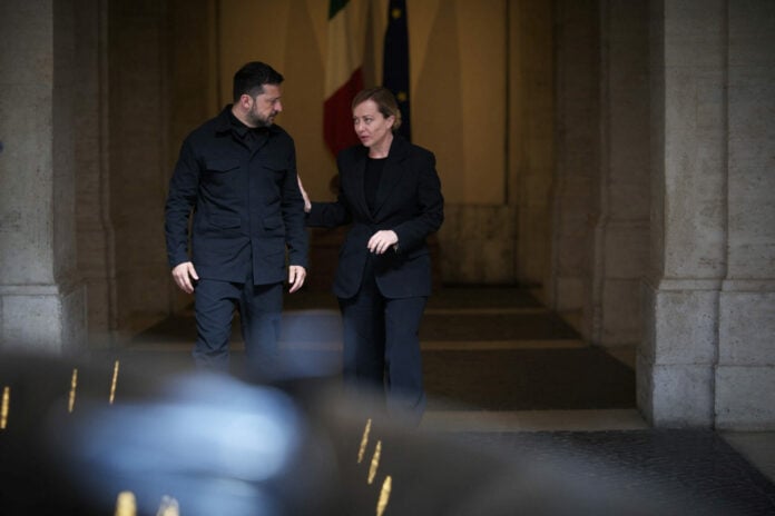 Τηλεφωνική επικοινωνία Μελόνι – Ζελένσκι: Στη Ρώμη την Τρίτη ο Ουκρανός πρόεδρος