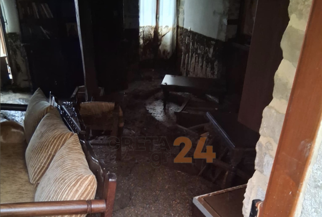 Η λάσπη «έπνιξε» τη Μονή Επανωσήφη – «Μεγάλη η καταστροφή» λέει ο Πάτερ Νεόφυτος