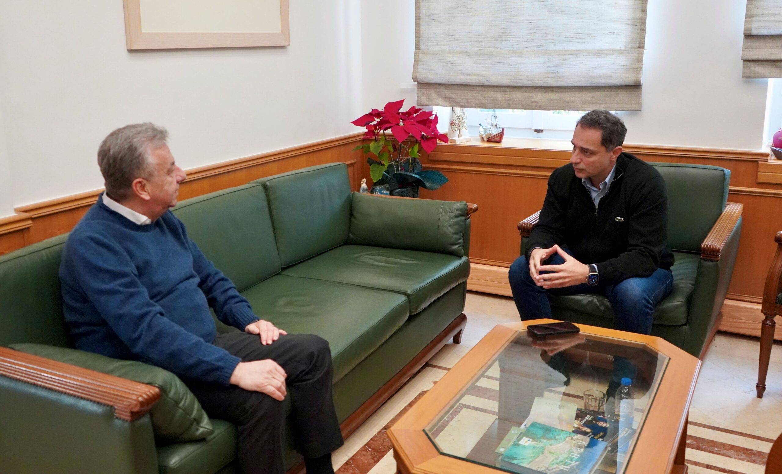 Τα αναπτυξιακά έργα του Ηρακλείου στη συνάντηση Αρναουτάκη – Σενετάκη