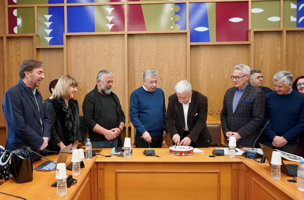 Συνεδρίαση και κοπή πρωτοχρονιάτικης πίτας για την Επιτροπή Περιβάλλοντος της Περιφέρειας Κρήτης