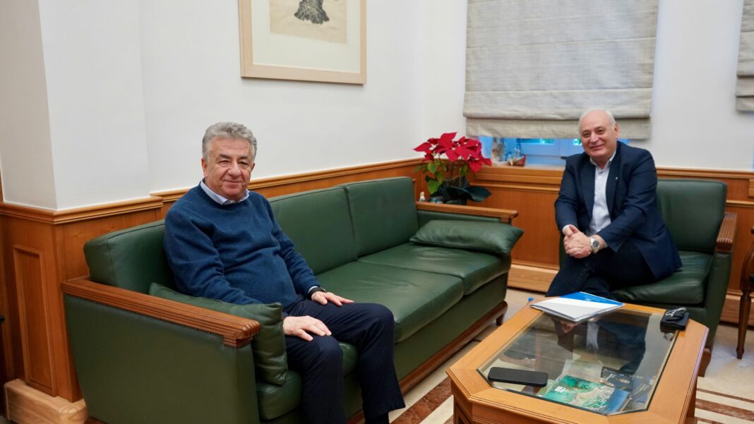 Τα έργα στον Δήμο Βιάννου στο επίκεντρο της συνάντησης Αρναουτάκη-Μπαριτάκη