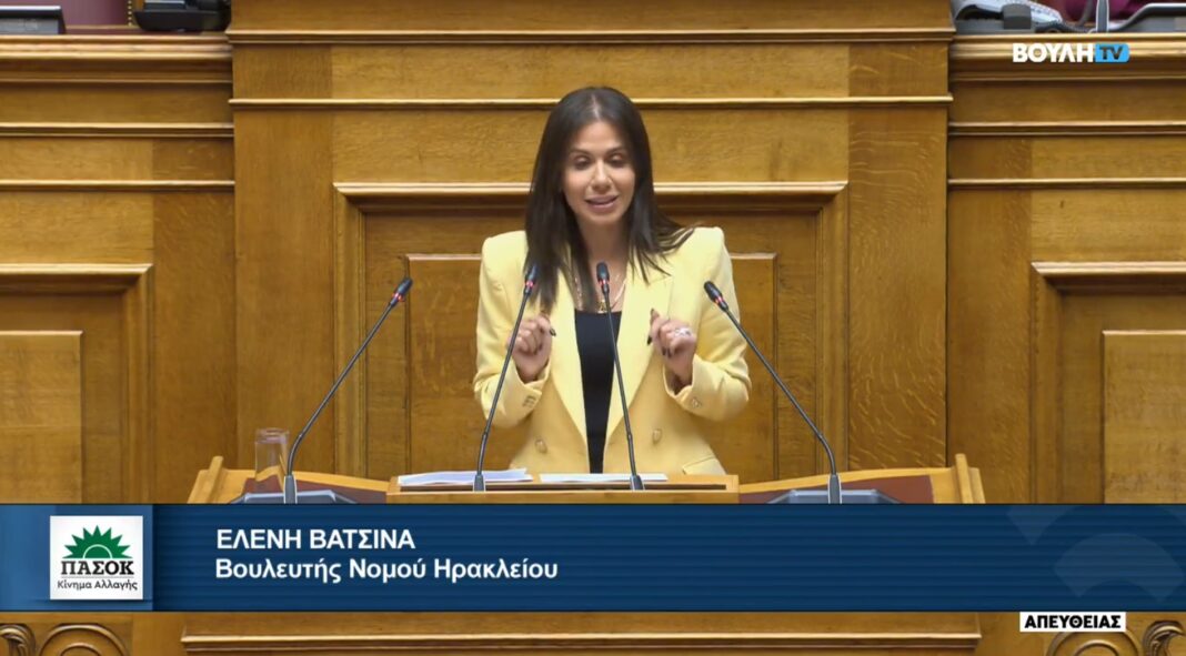 «Πυρά» από την Ελένη Βατσινά για το νομοσχέδιο για τις Ένοπλες Δυνάμεις: «Η άμυνα της χώρας δεν είναι πείραμα»