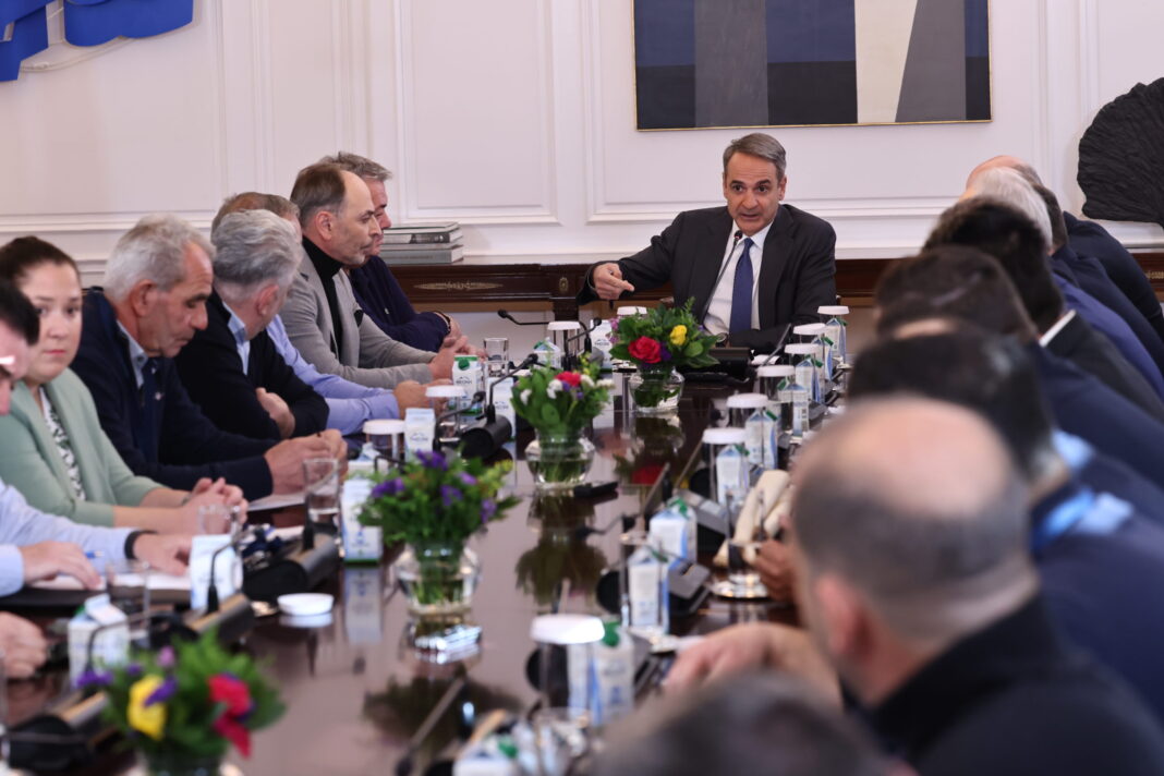 Την Δευτέρα η συνάντηση του Κυριάκου Μητσοτάκη με τους εκπροσώπους των αγροτών