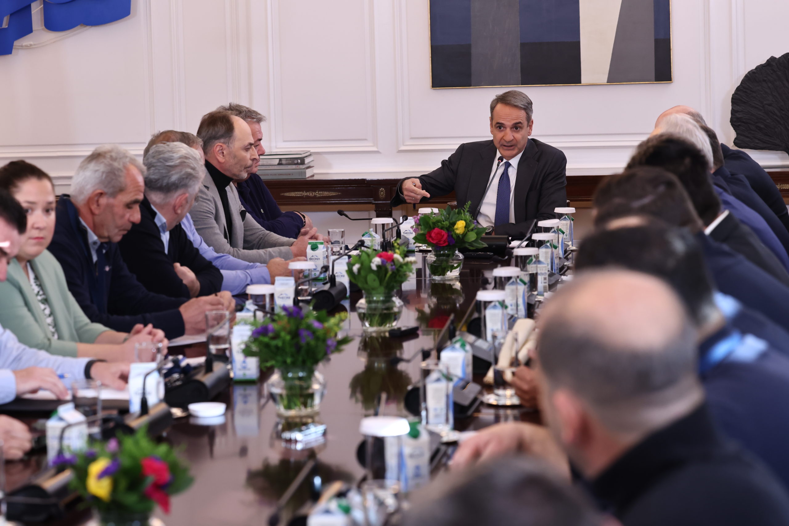 Την Δευτέρα η συνάντηση του Κυριάκου Μητσοτάκη με τους εκπροσώπους των αγροτών