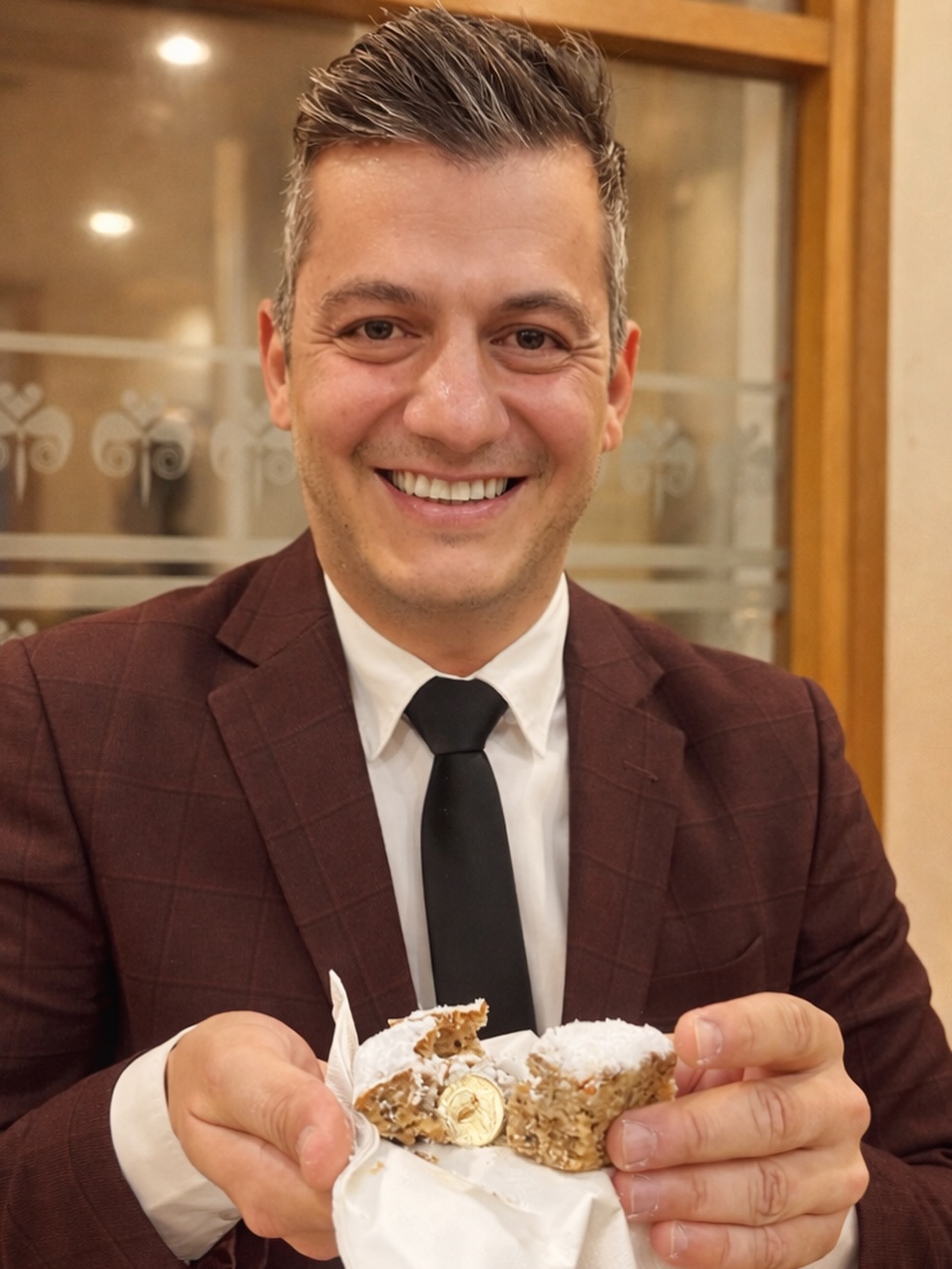 Κέρδισε το φλουρί ο περιφερειακός σύμβουλος και μοιράζει ευχές