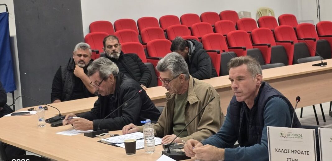 Η λειψυδρία στο επίκεντρο της Γενικής Συνέλευσης του Αγροτικού Συλλόγου Ιεράπετρας