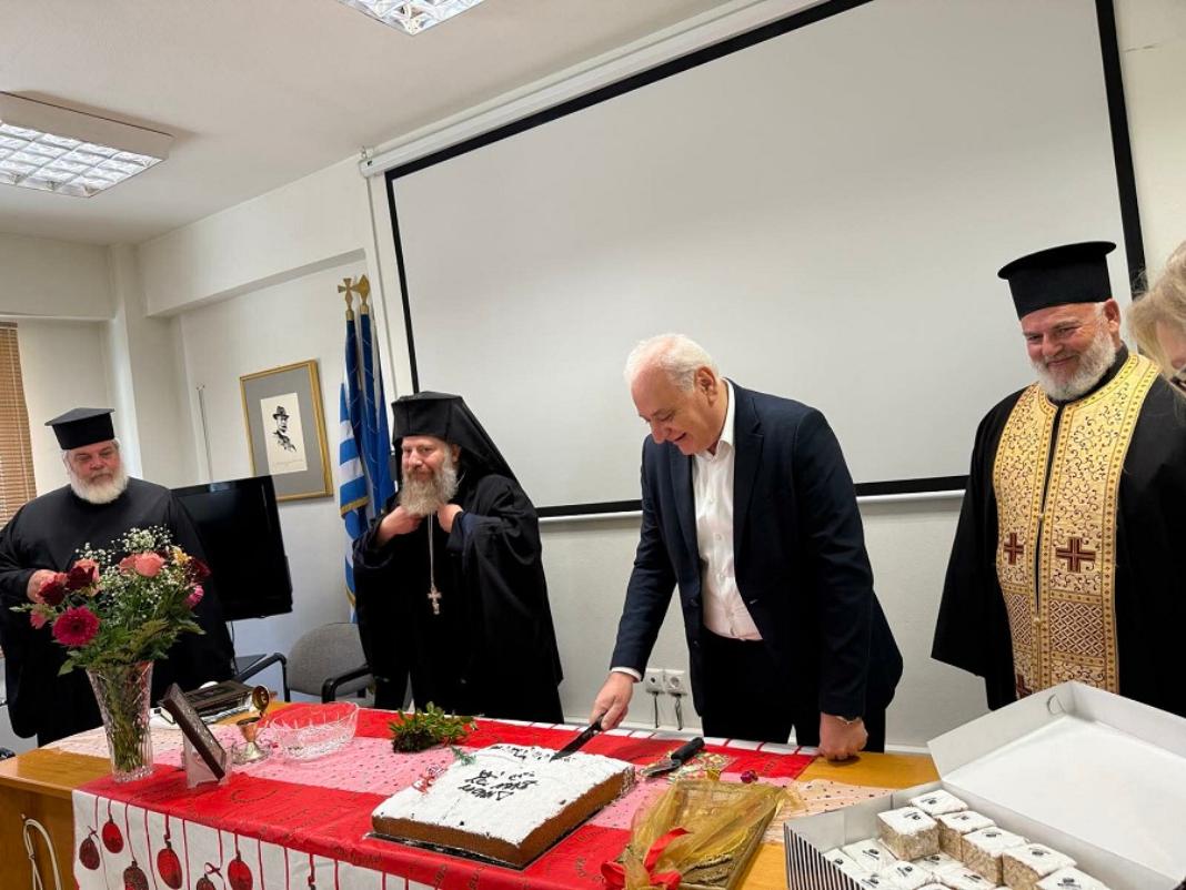 Η πρώτη Δοξολογία για το 2026 και η κοπή της πρωτοχρονιάτικης πίτας στο Δήμο Βιάννου