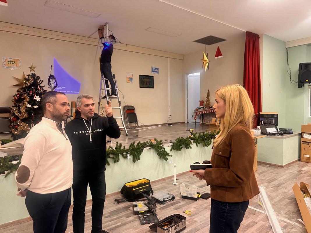 Σύγχρονο ηχητικό και οπτικοακουστικό εξοπλισμό απέκτησε το 1ο Δημοτικό Σχολείο Γαζίου