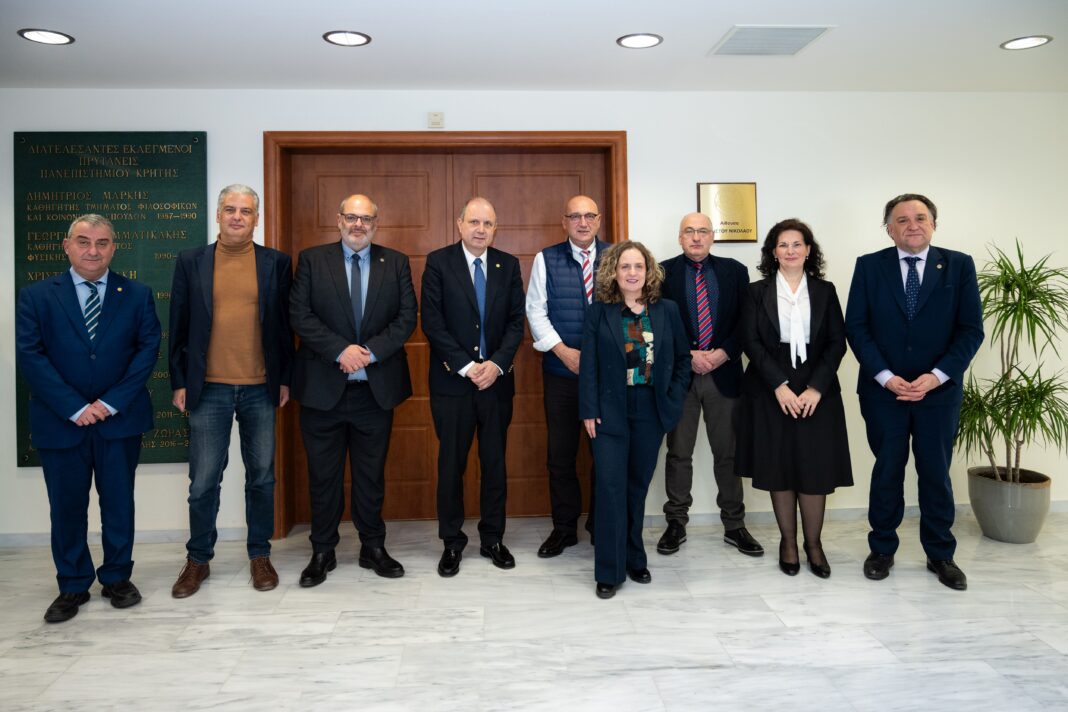 Επίσκεψη των Πρυτανικών Αρχών του ΑΠΘ στο Πανεπιστήμιο Κρήτης