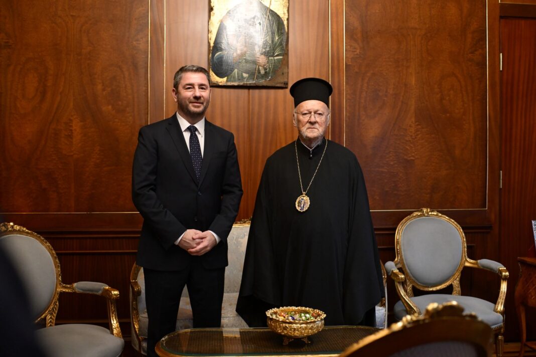 Ν. Ανδρουλάκης: «Κάθε συνάντηση με τον Οικουμενικό Πατριάρχη είναι μάθημα  ανθρωπιάς, ενσυναίσθησης και διορατικότητας»