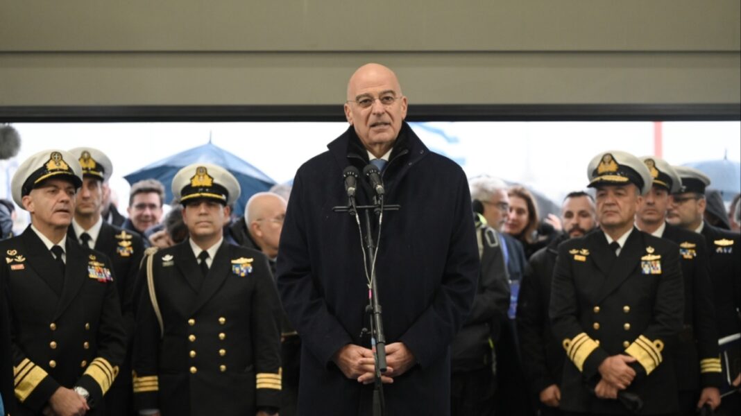 Ν.Δένδιας για φρεγάτα «Κίμων»: Σύμβολο μιας νέας εποχής για το Πολεμικό Ναυτικό