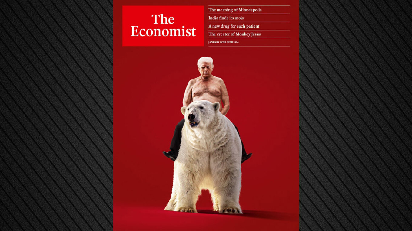 Ο Τραμπ και η πολική αρκούδα στο εξώφυλλο του Economist