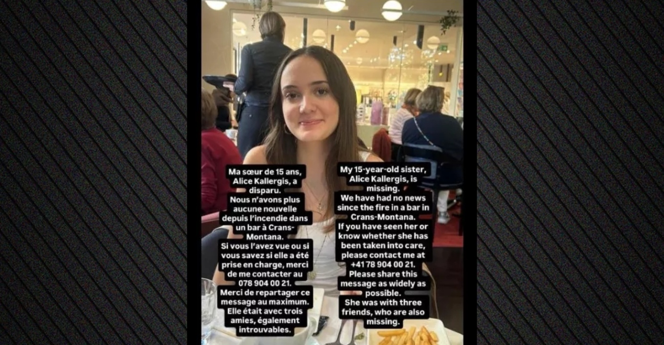Κραν Μοντανά: Αγνοείται η 15χρονη Αλίκη Καλλέργη – Στους 47 οι νεκροί
