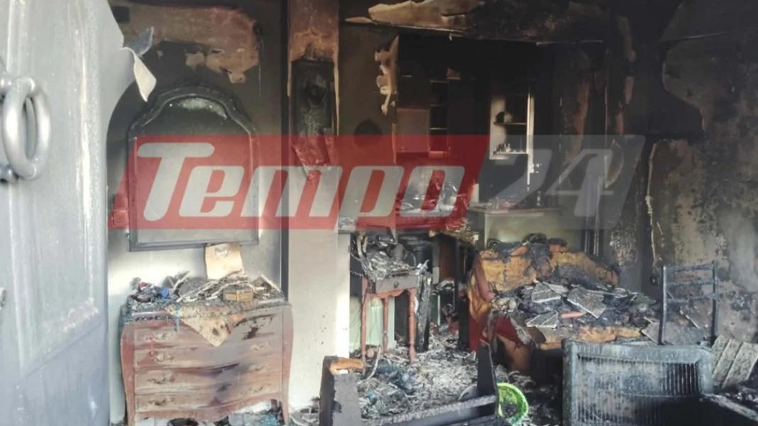 Νεκρός από φωτιά σε σπίτι στην Πάτρα εντοπίστηκε ένας άντρας