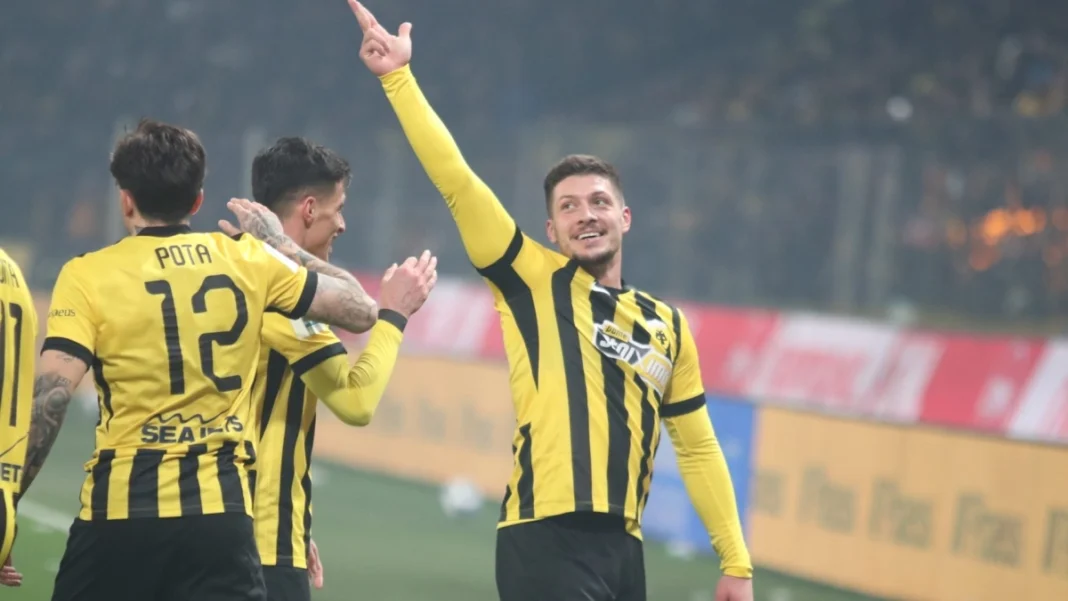 Η ΑΕΚ συνέτριψε τον Παναθηναϊκό με τέσσερα γκολ του Γιόβιτς – Η βαθμολογία της Superleague