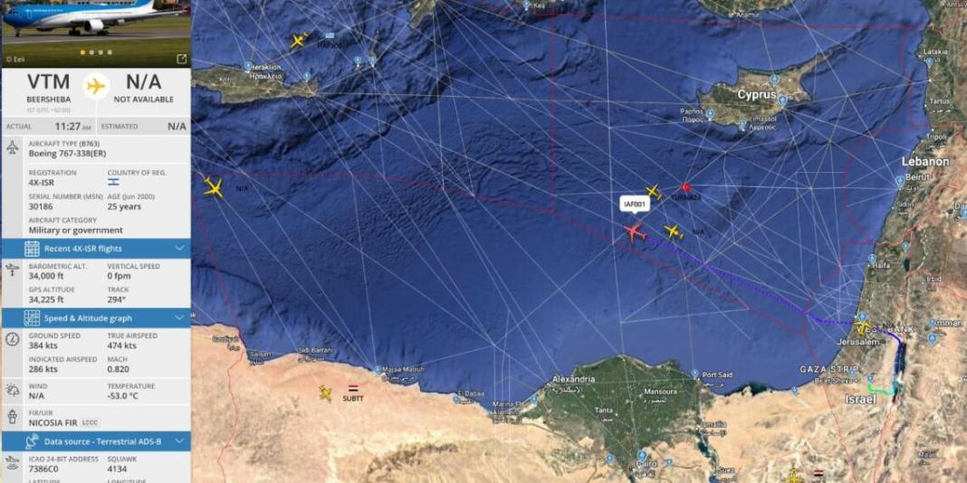 Η «μυστηριώδης» πτήση του ισραηλινού πρωθυπουργικού αεροσκάφους στην Κρήτη και οι επιθέσεις στο Ιράν
