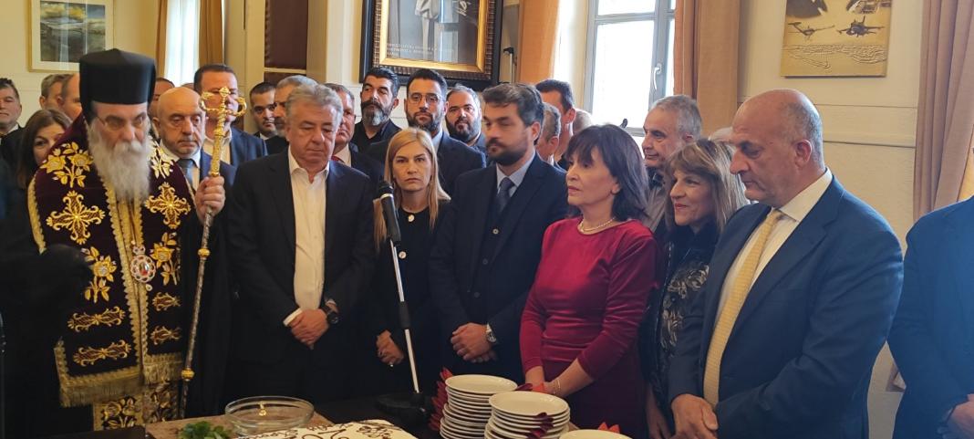 Παρουσία Βολουδάκη και Αρναουτάκη η κοπή βασιλόπιτας στην αντιπεριφέρεια Χανίων – Φωτογραφίες