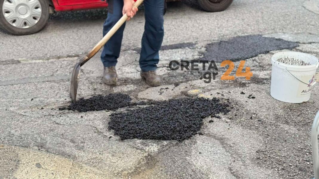 Ράβε – ξήλωνε στο Ηράκλειο, λακκούβα να μη σου λείπει!