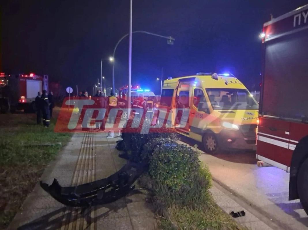 Τραγωδία στην Πάτρα με δύο νέους νεκρούς σε τροχαίο: Το ΙΧ τους «καρφώθηκε» σε φανάρι