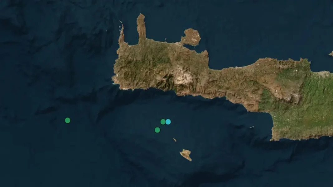 Σεισμός 3,6 Ρίχτερ στην Κρήτη – Ανοιχτά από τα Σφακιά το επίκεντρο