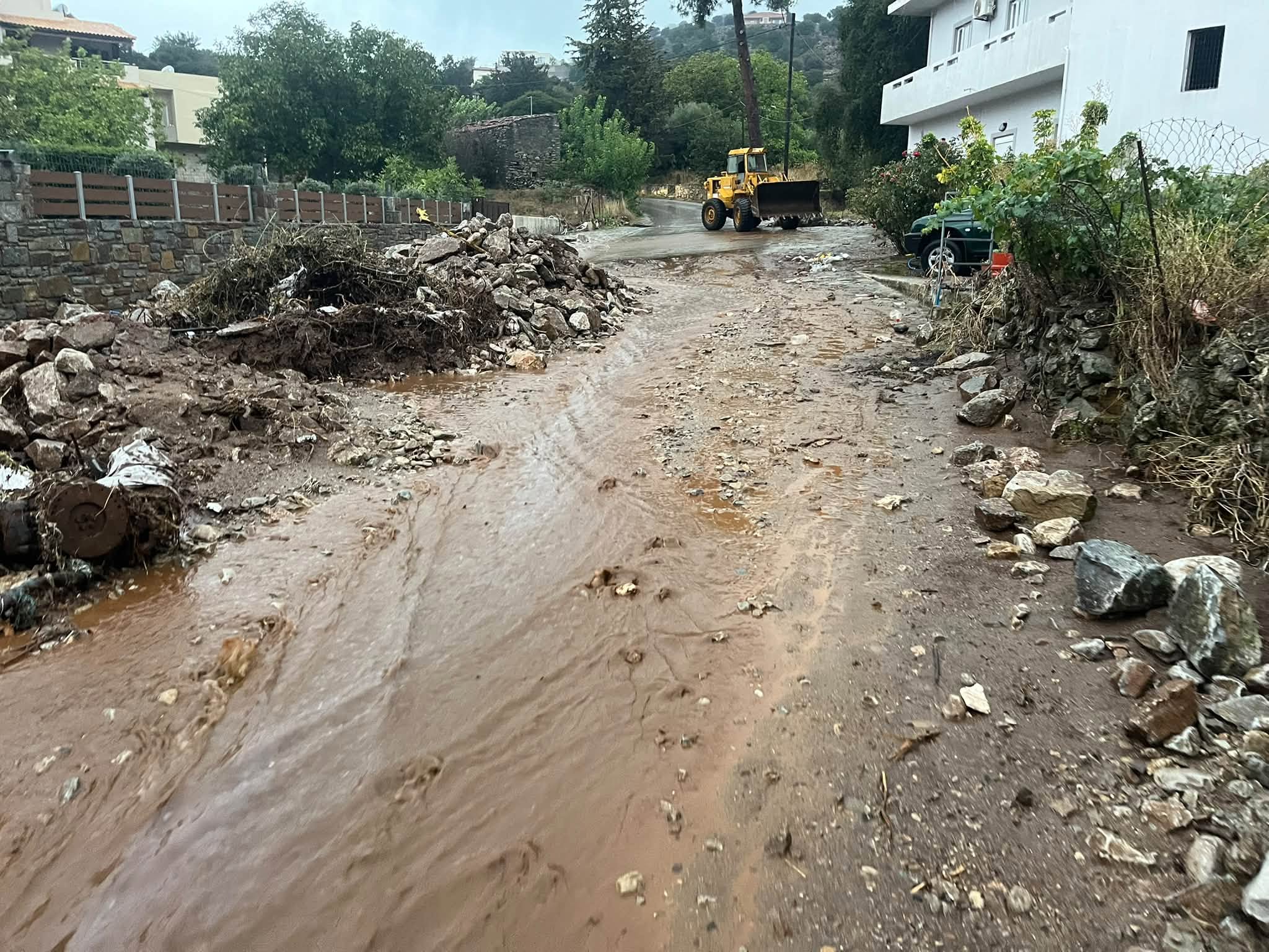 Βιβλική καταστροφή από τη φονική κακοκαιρία στην Κρήτη