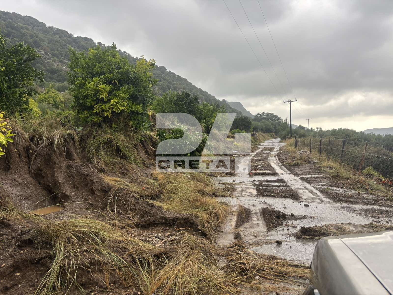 Βιβλική καταστροφή από τη φονική κακοκαιρία στην Κρήτη